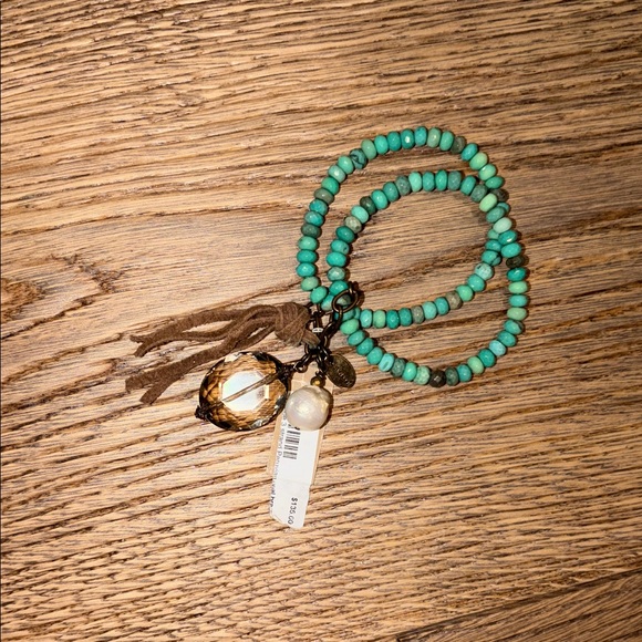 Canoe Jewelry - NWT! CANOE - three strand, Peruvian opal bracelet